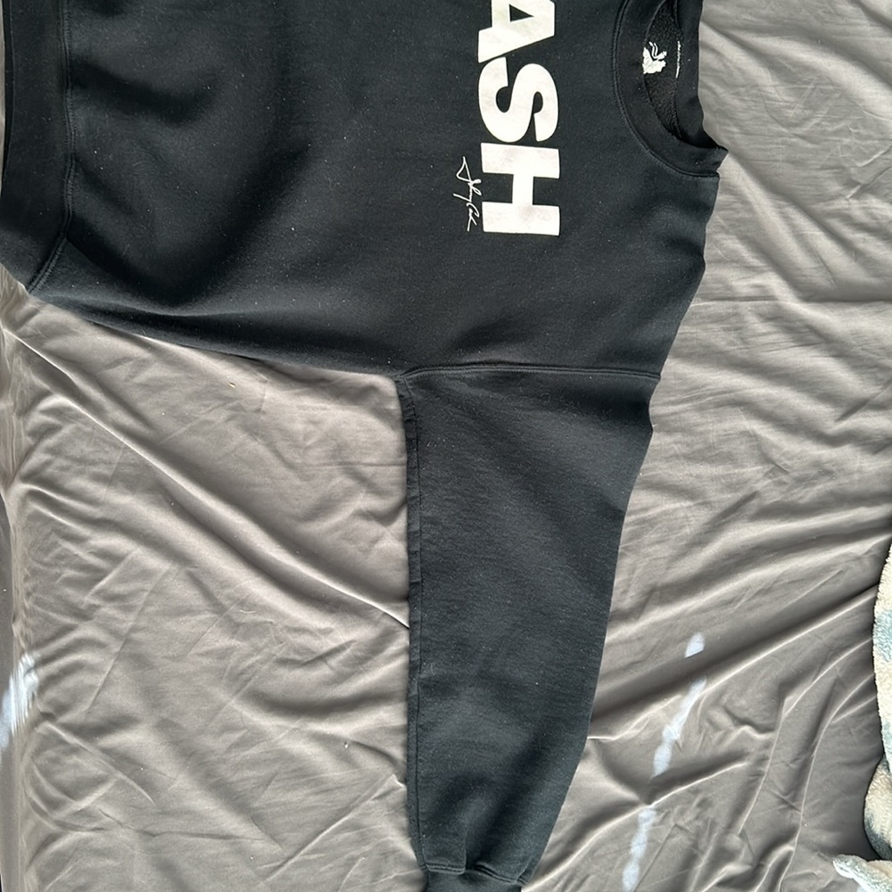 Johnny Cash black sweatshirt “CASH” size L - Picture 2 of 3